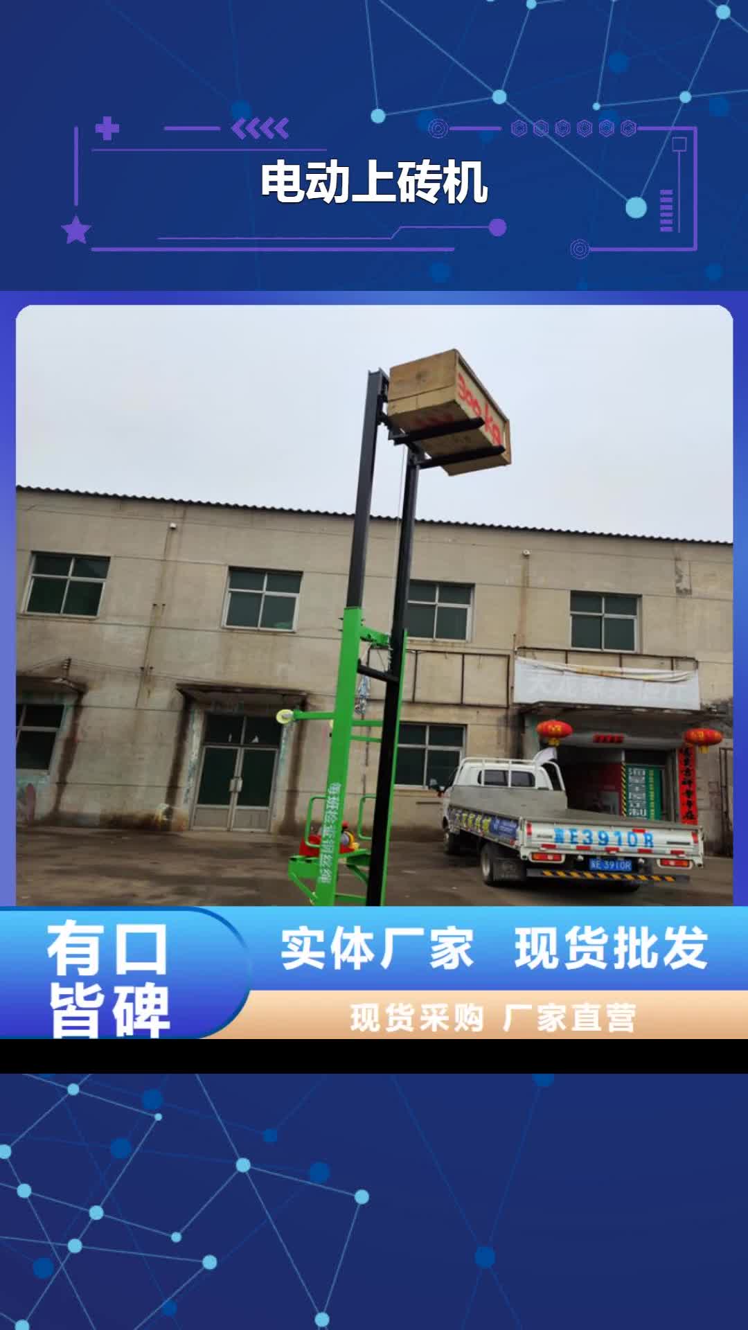 【兴安 电动上砖机-二次构造柱泵质量层层把关】
